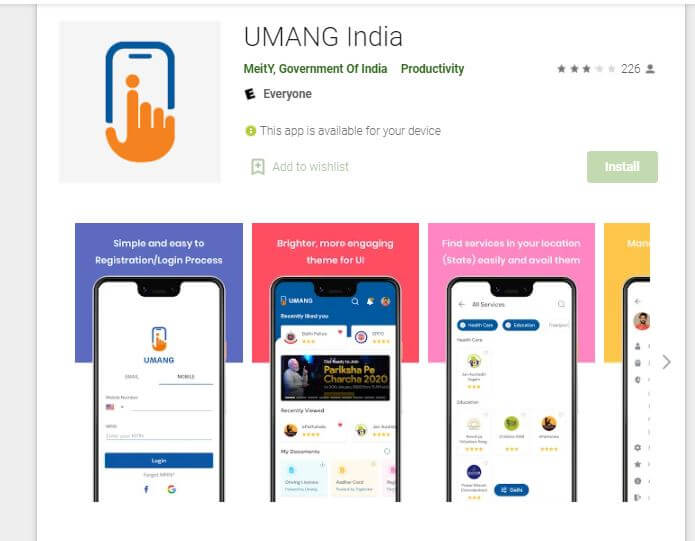 Umang App To Download Cowin International Travel Certificate