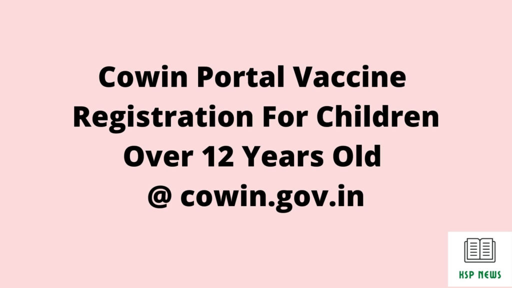 Vaccine Registration For Children