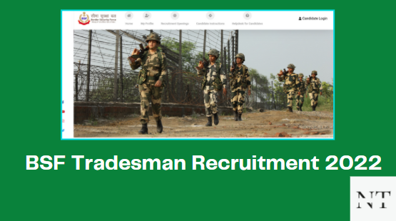 BSF Tradesman Recruitment 2022