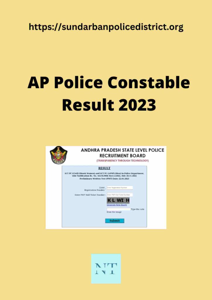 AP Police Constable Result 2023 Link SLPRB PC Prelims Merit List, Cut Off Marks at slprb.ap.gov.in